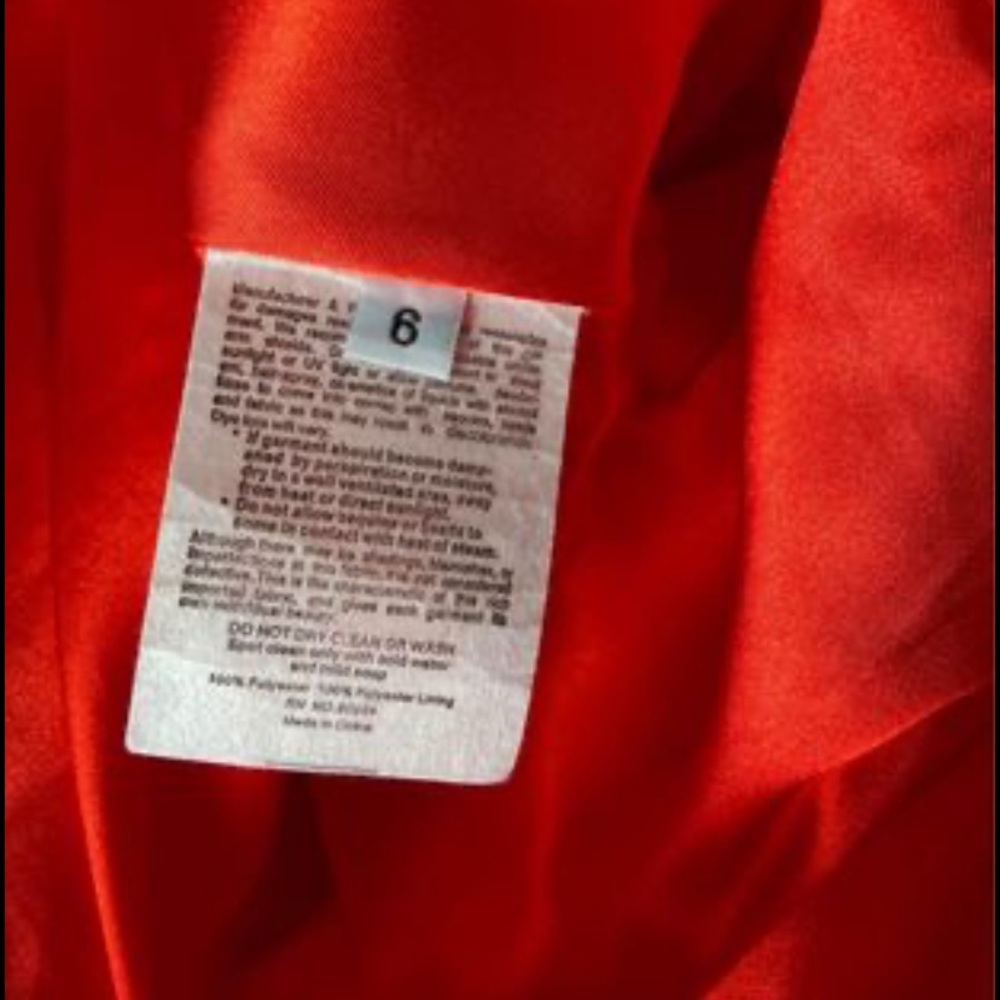 Orange Homecoming Dress